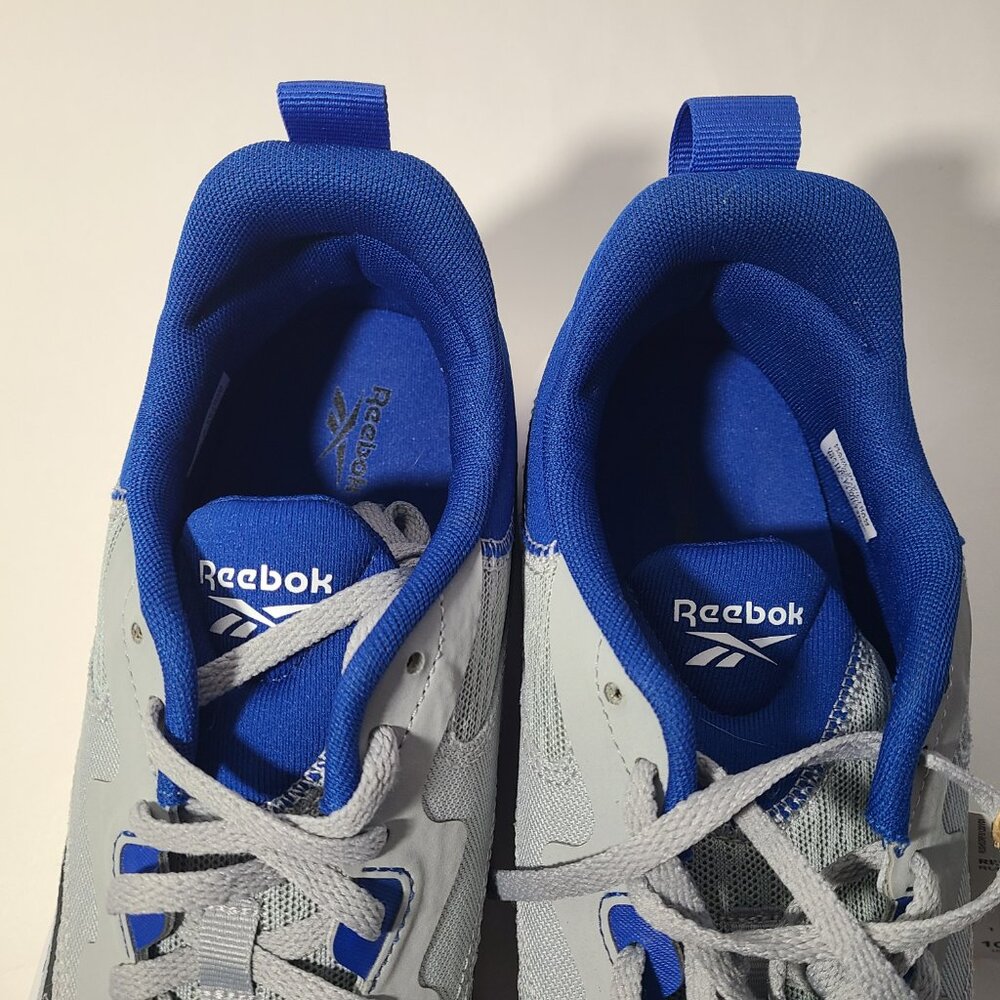 Reebok Runner 4 4E Pure Grey Vector Blue Men's Shoes Size 10.5 NWT - Picture 5 of 9